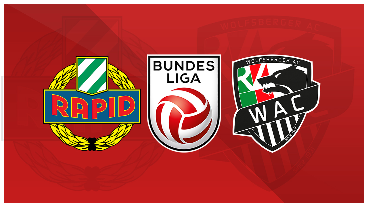 Rapid Vienna vs Wolfsberger AC poster