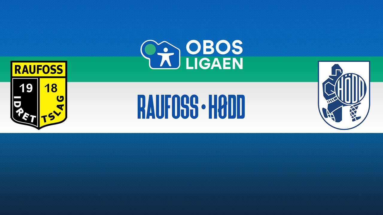 Raufoss vs Hødd poster
