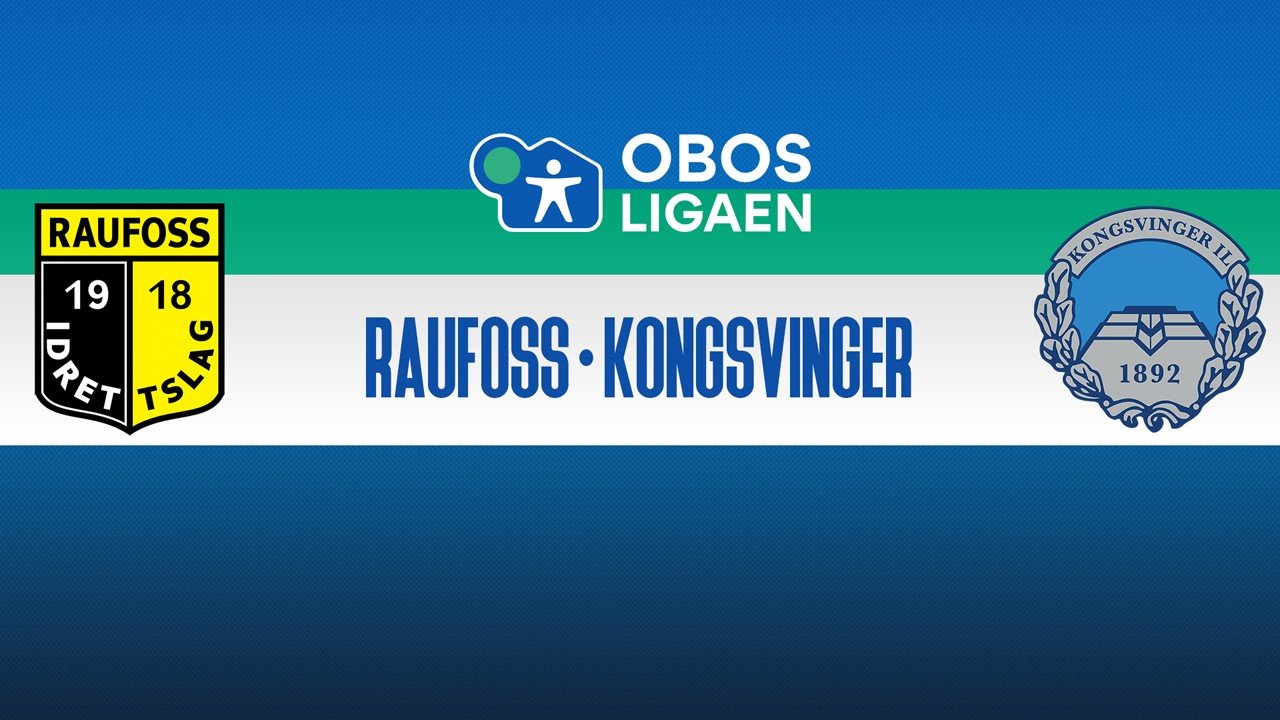 Raufoss vs Kongsvinger poster