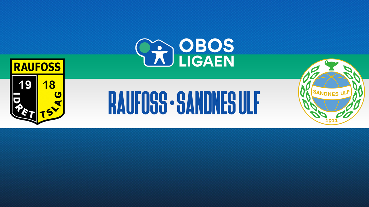 Raufoss vs Sandnes Ulf poster