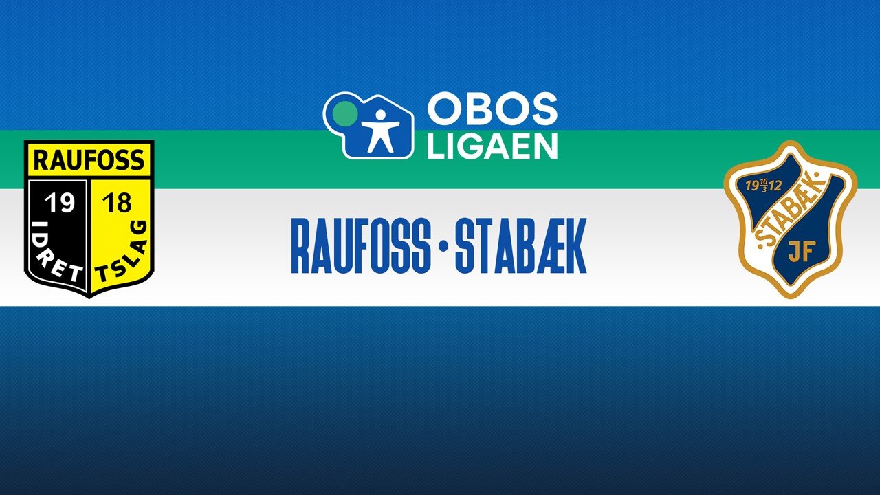 Raufoss vs Stabæk poster