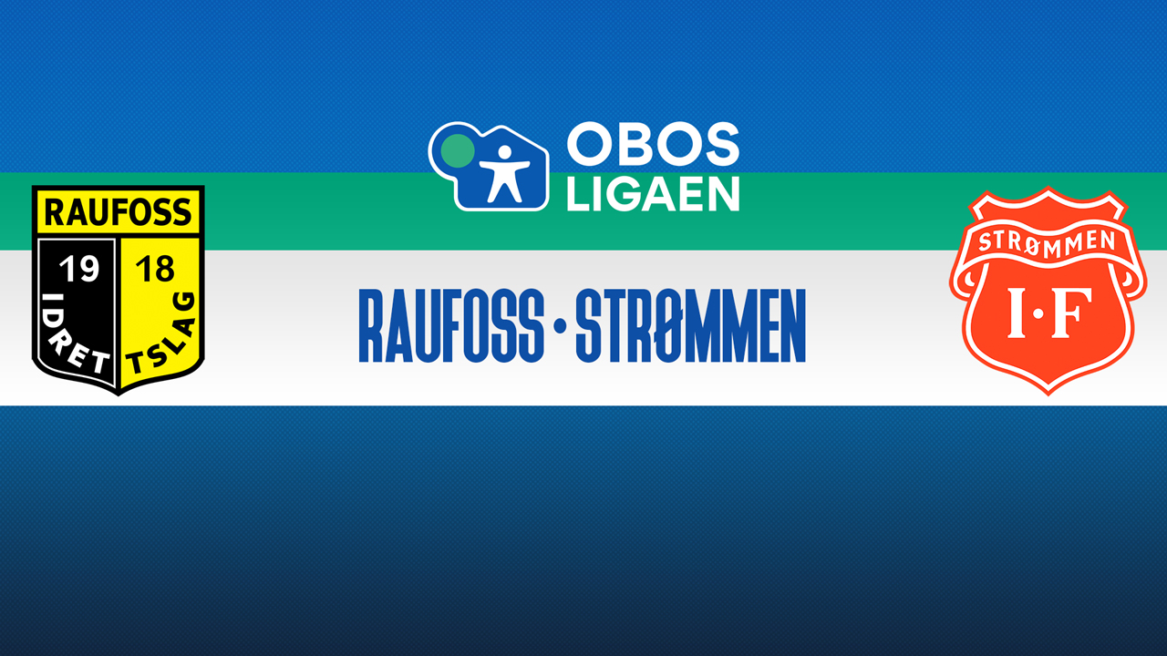 Raufoss vs Strømmen poster