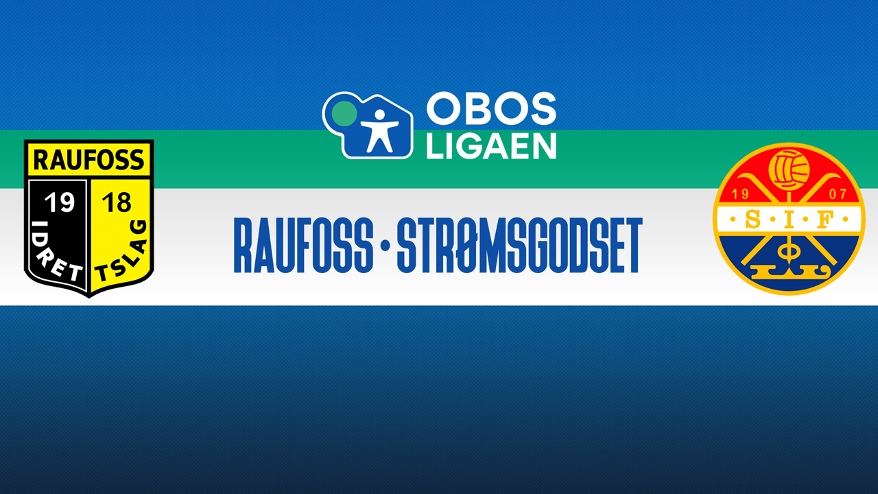 Raufoss vs Strømsgodset poster