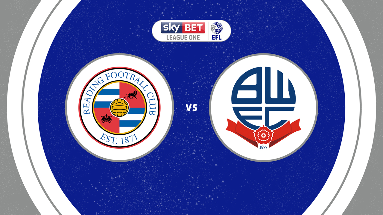 Reading vs Bolton Wanderers poster