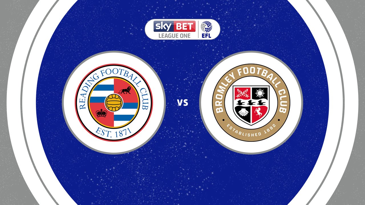 Reading vs Bromley poster