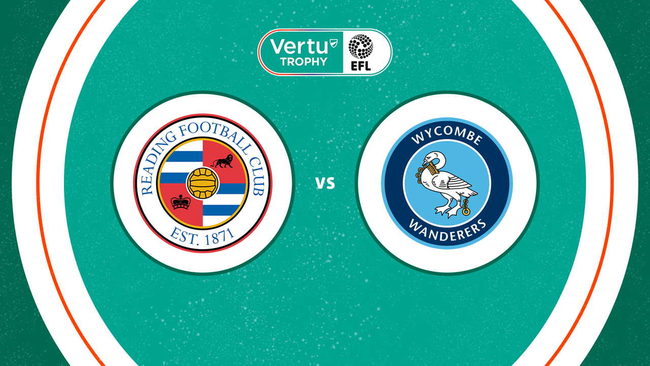 Reading vs Wycombe Wanderers poster