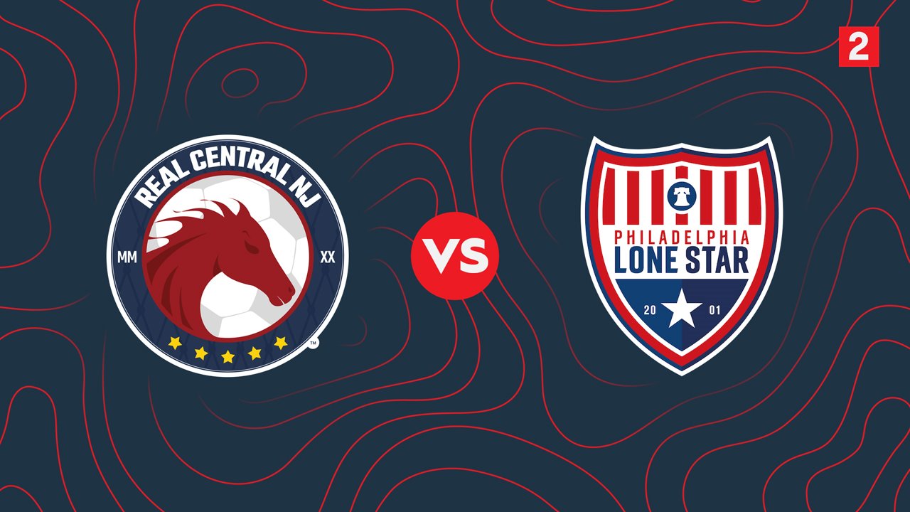Real Central New Jersey vs Philadelphia Lone Star FC II poster
