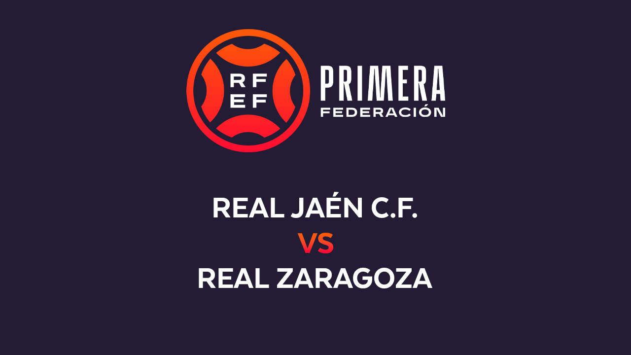 Real Jaén vs Real Zaragoza poster