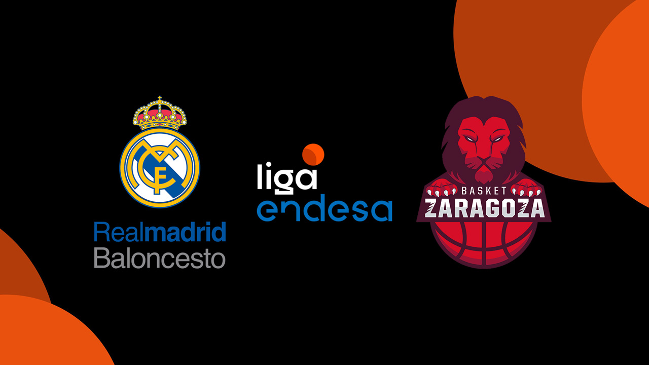 Real Madrid Baloncesto vs Basket Zaragoza poster