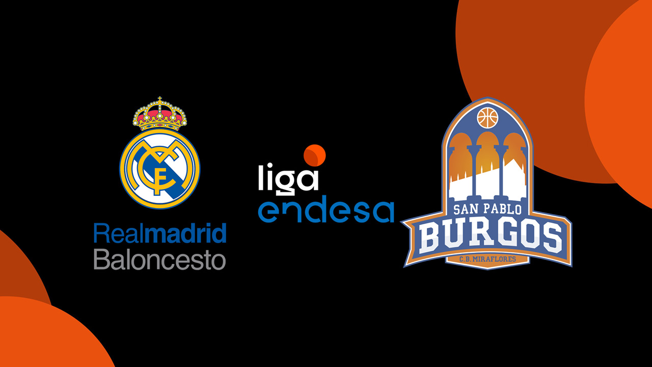 Real Madrid Baloncesto vs CB San Pablo Burgos poster
