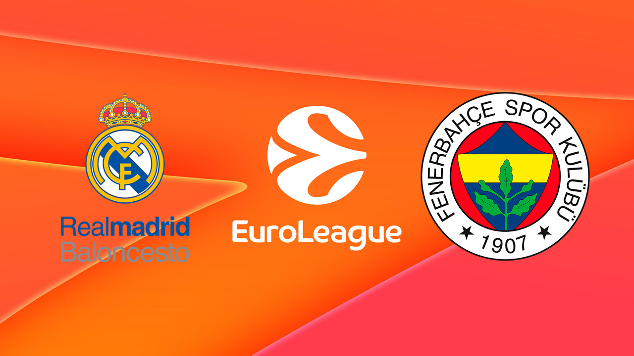 Real Madrid Baloncesto vs Fenerbahçe Basketbol poster