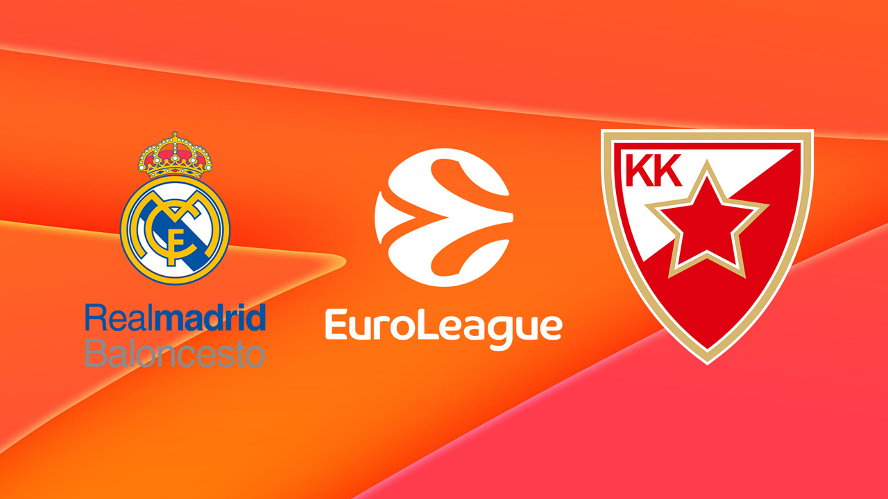 Real Madrid Baloncesto vs KK Crvena zvezda poster