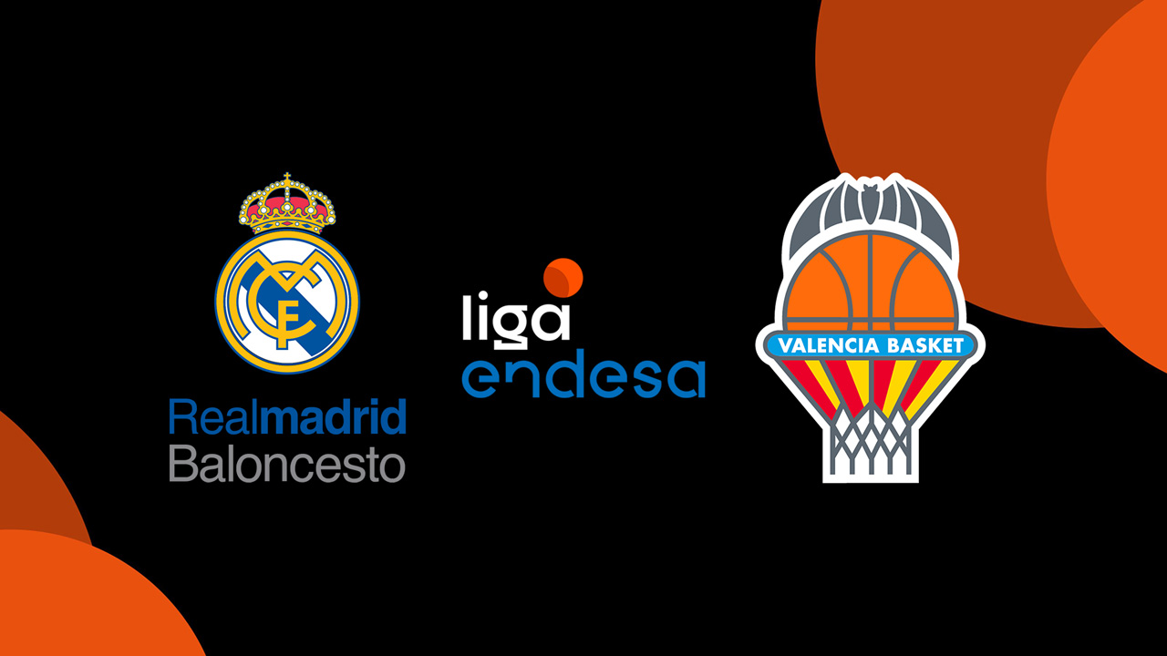 Real Madrid Baloncesto vs Valencia Basket poster