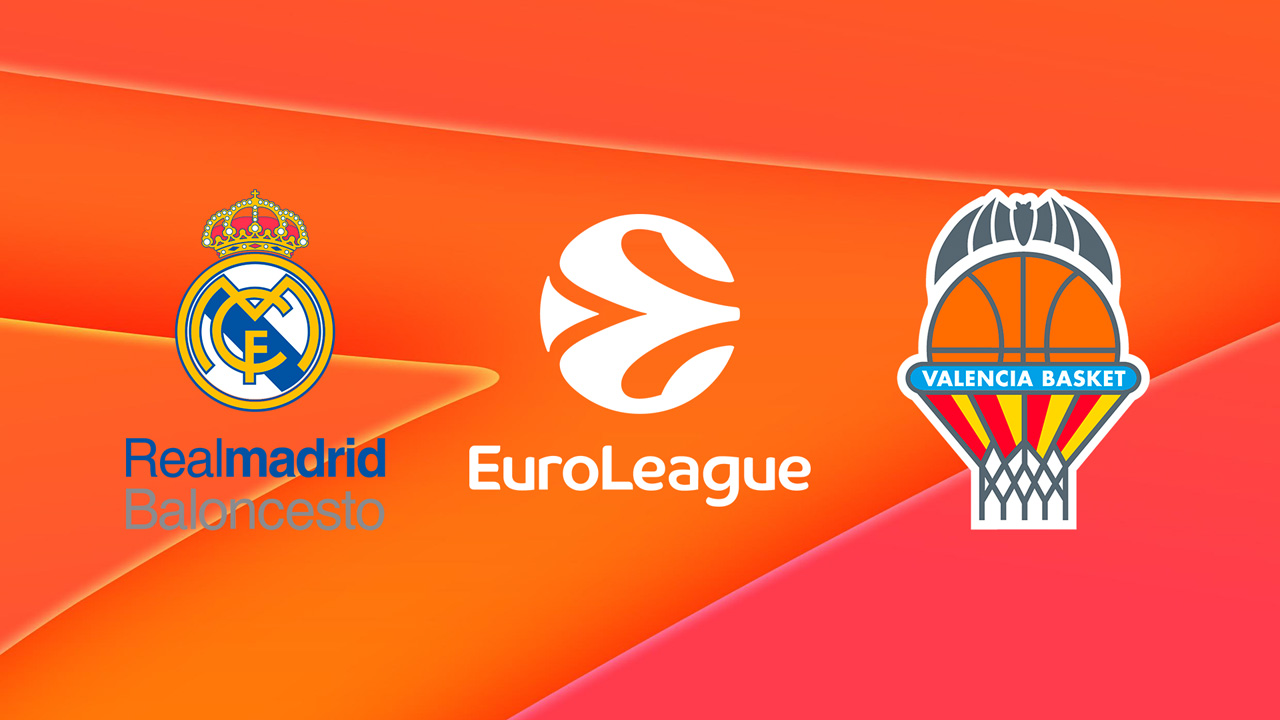 Real Madrid Baloncesto vs Valencia Basket poster