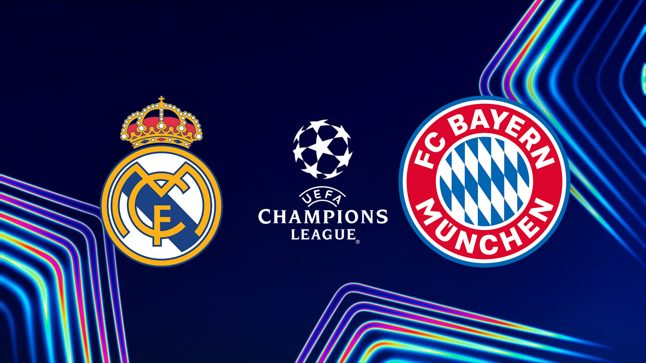 Real Madrid vs Bayern Munich poster
