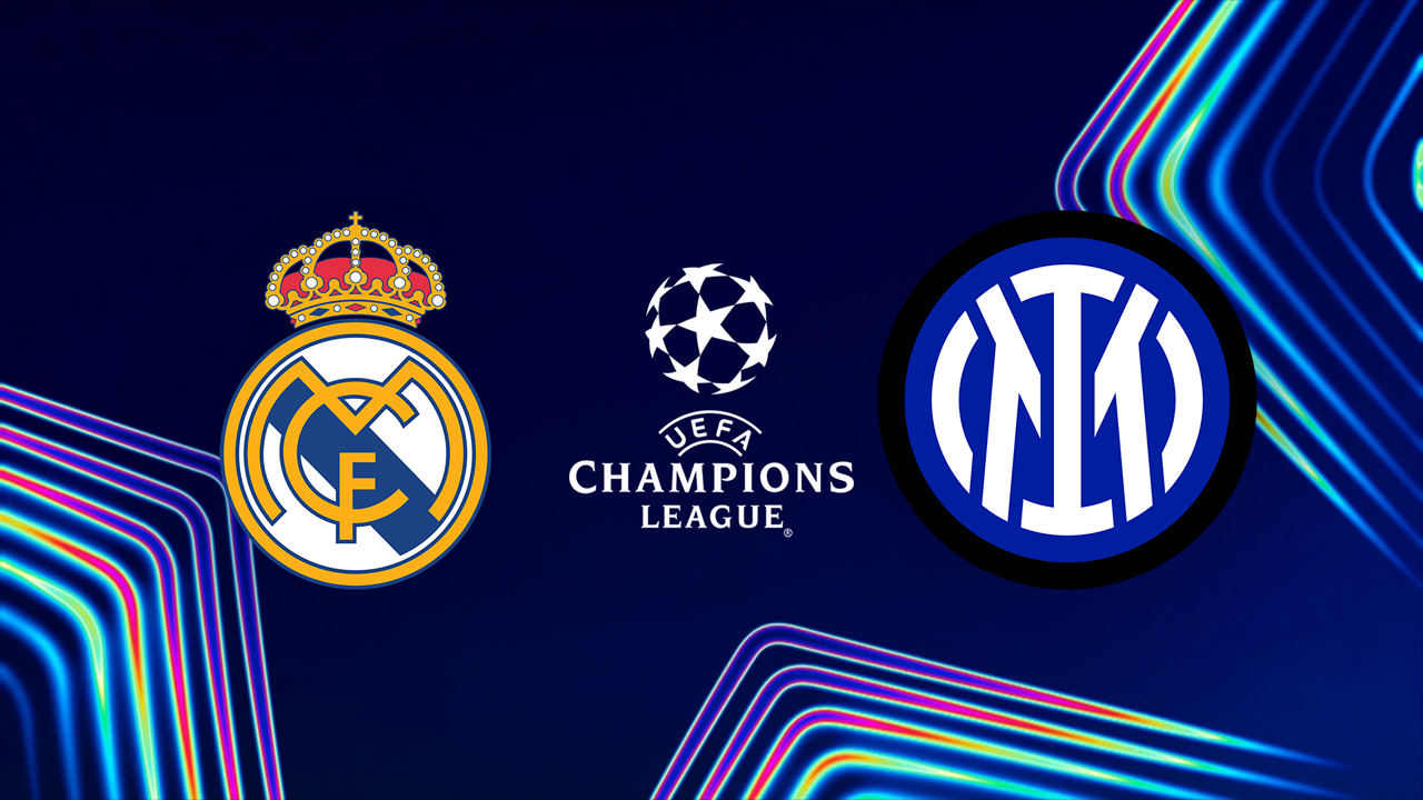 Real Madrid vs Inter Milan poster