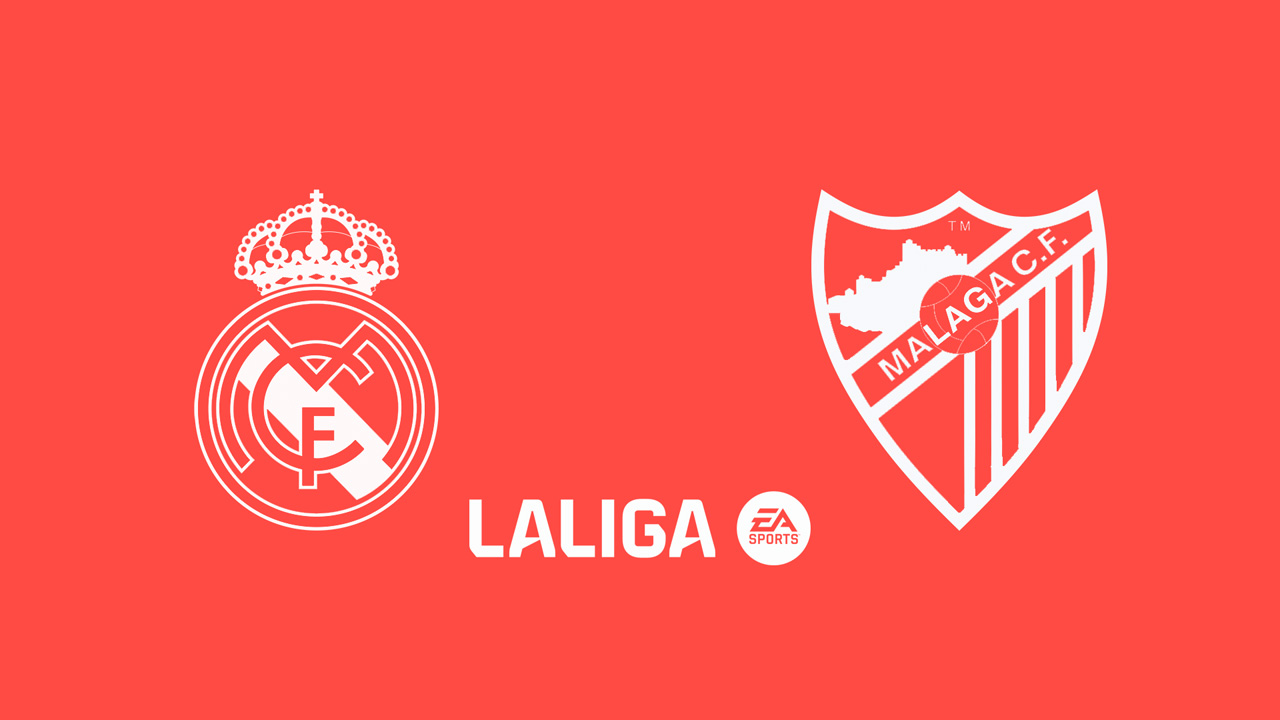 Real Madrid vs Málaga poster
