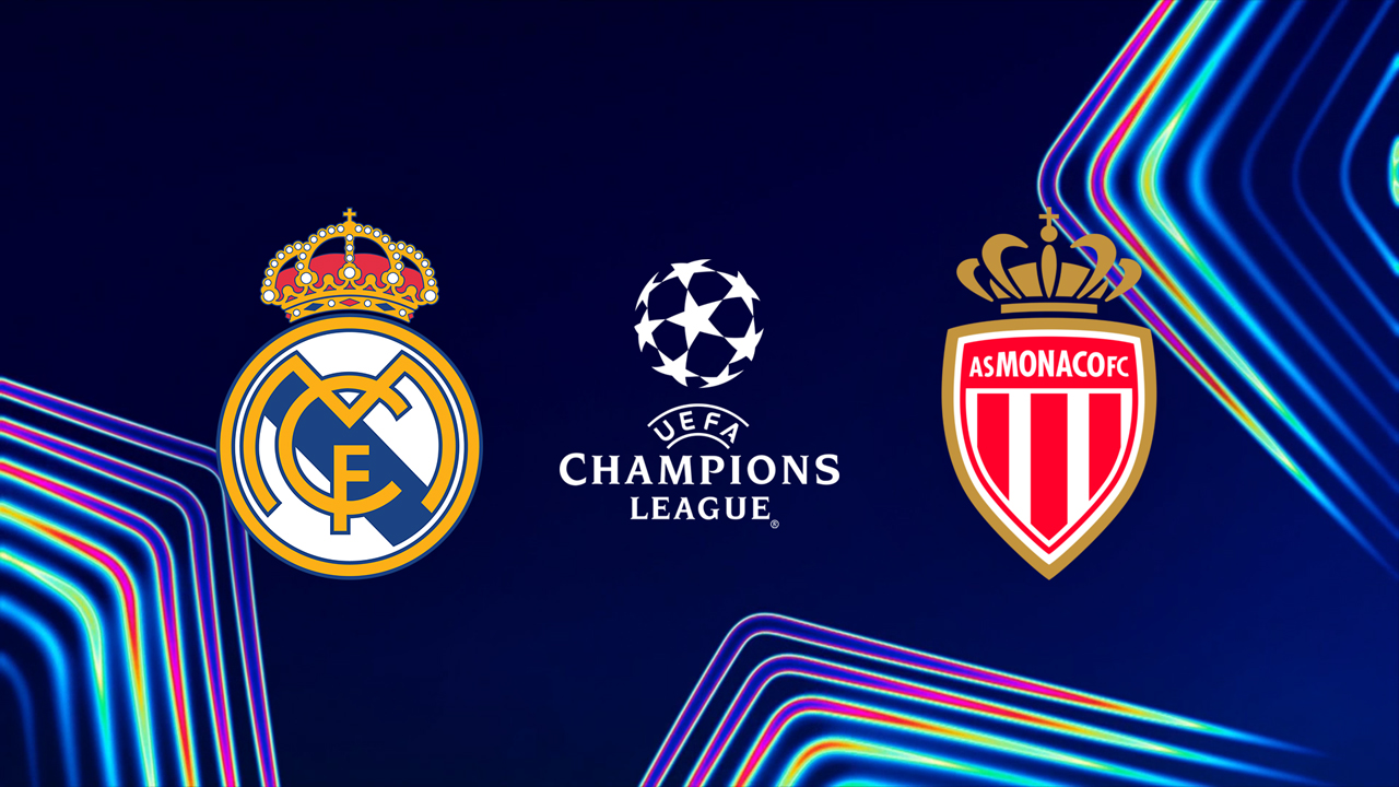 Real Madrid vs Monaco poster