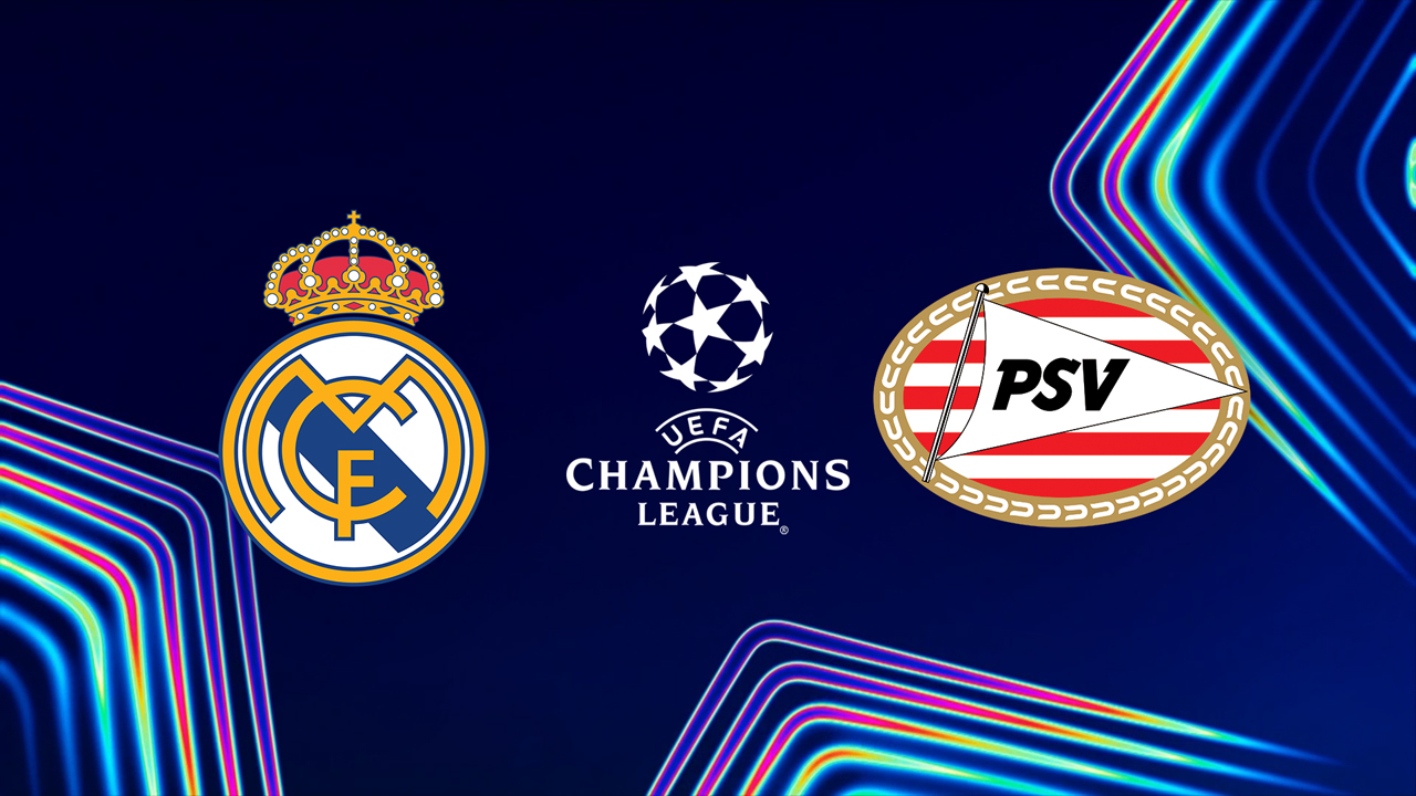Real Madrid vs PSV Eindhoven poster