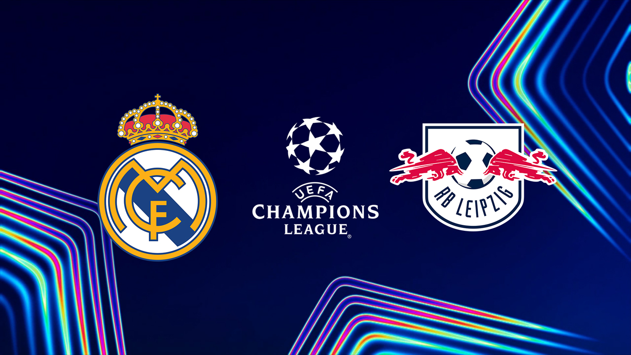 Real Madrid vs RB Leipzig poster