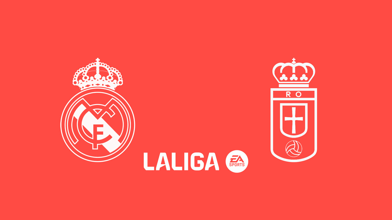 Real Madrid vs Real Oviedo poster