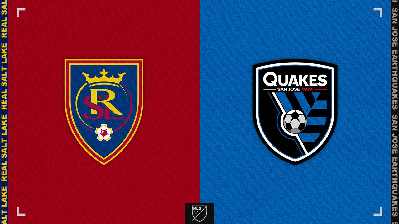 Real Salt Lake vs San Jose Earthquakes poster