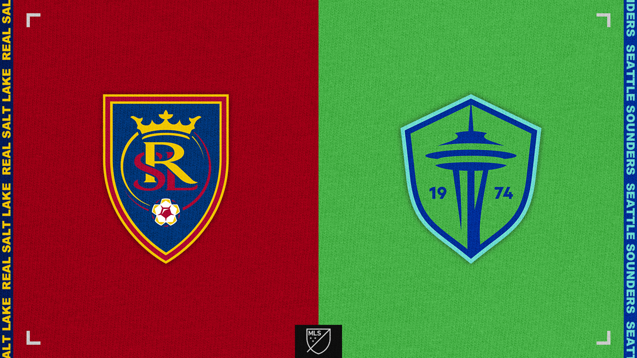 Real Salt Lake vs Seattle Sounders poster