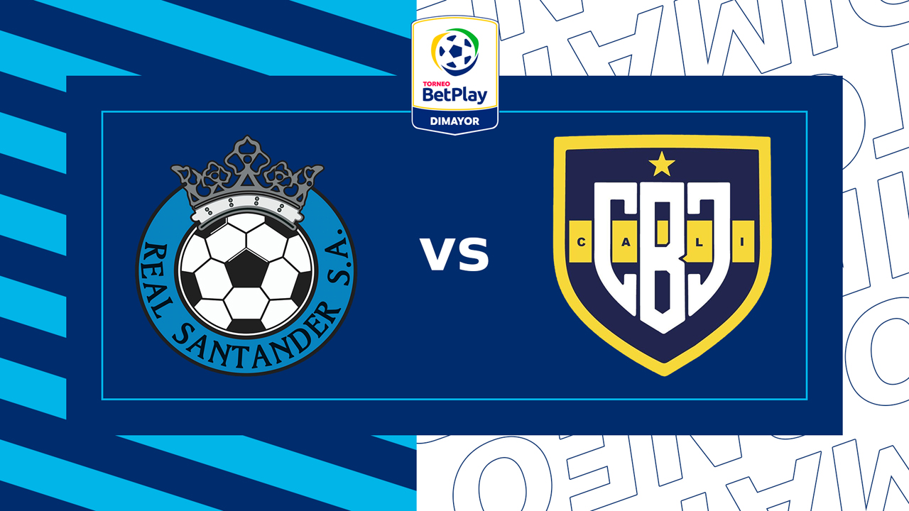 Real Santander vs Boca Juniors de Cali poster