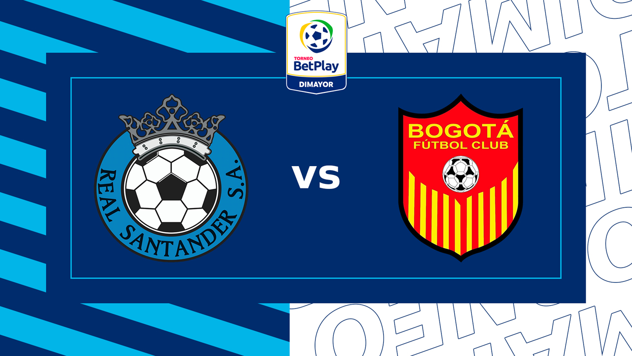 Real Santander vs Bogotá poster