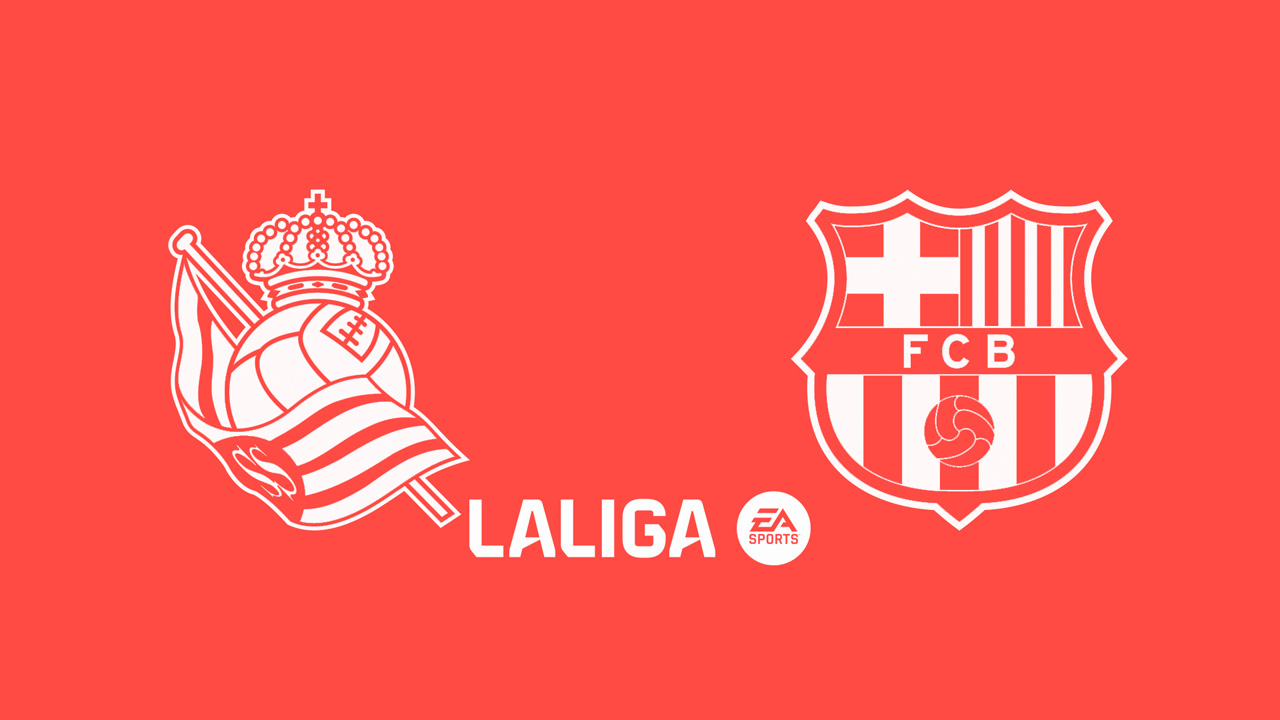 Real Sociedad vs Barcelona poster