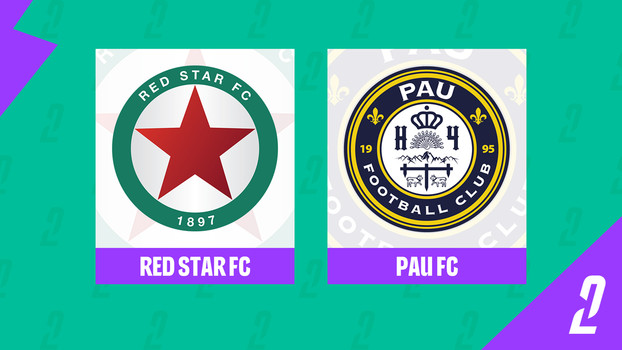 Red Star vs Pau FC poster