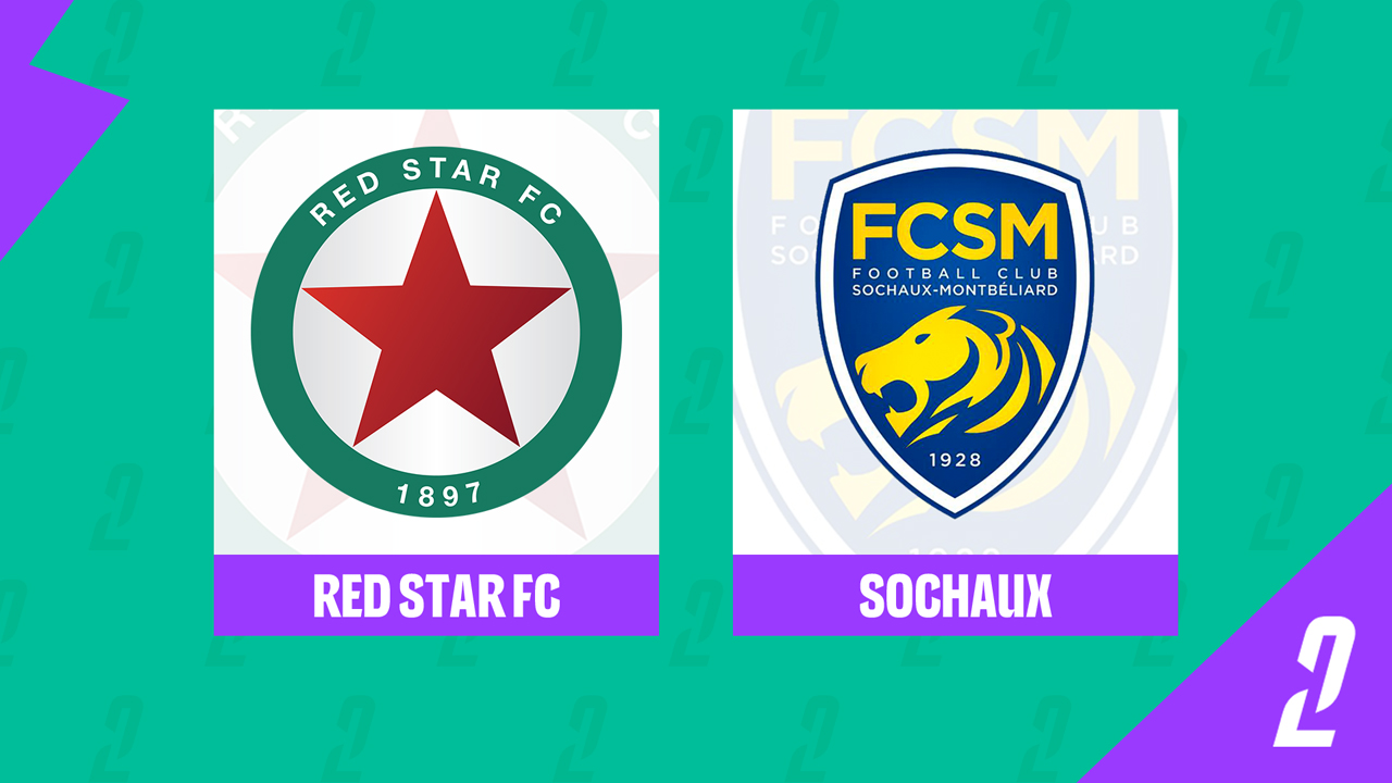 Red Star vs Sochaux poster