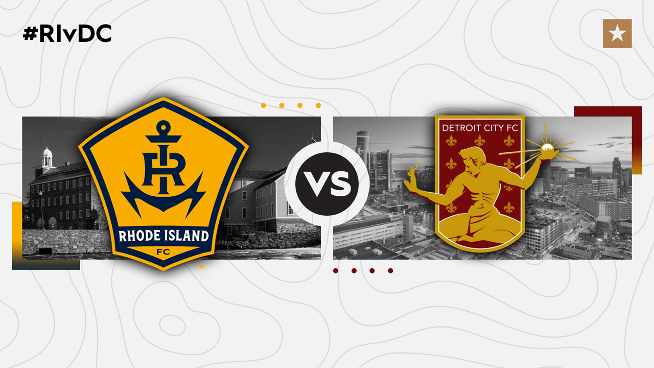 Rhode Island FC vs Detroit City FC poster