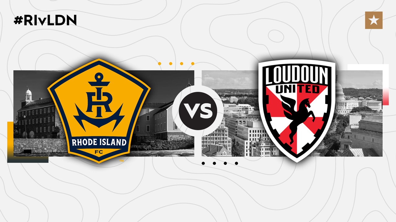 Rhode Island FC vs Loudoun United poster