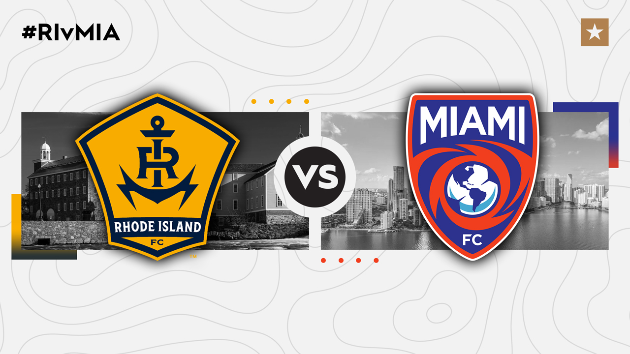 Rhode Island FC vs Miami FC poster