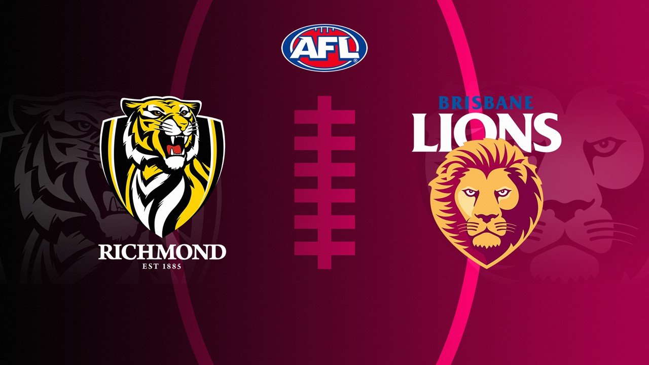 Richmond Football Club vs Brisbane Lions poster