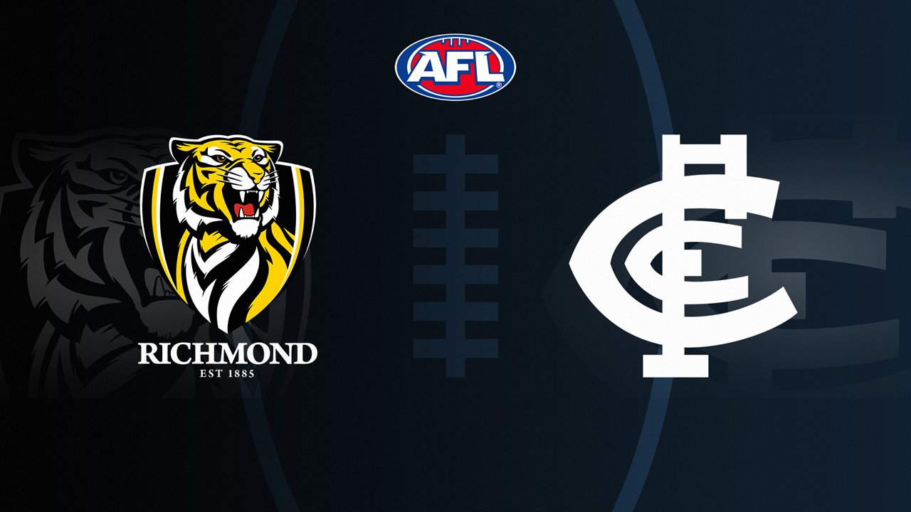 Richmond Football Club vs Carlton Football Club poster