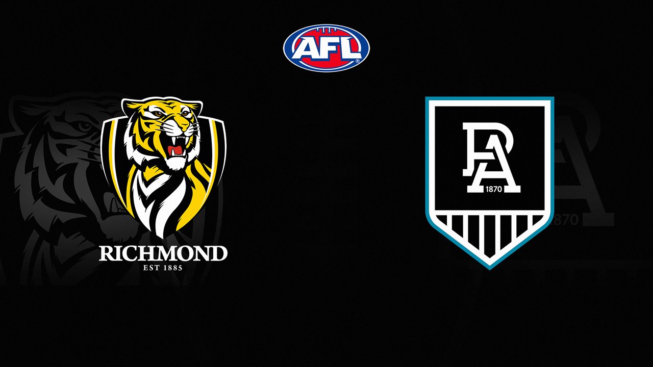 Richmond Football Club vs Port Adelaide Football Club poster