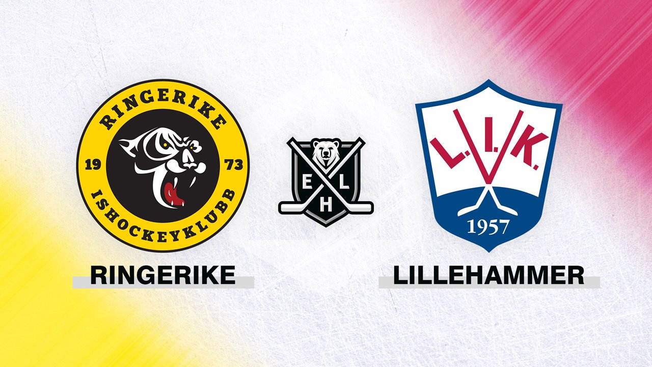 Ringerike Panthers vs Lillehammer poster