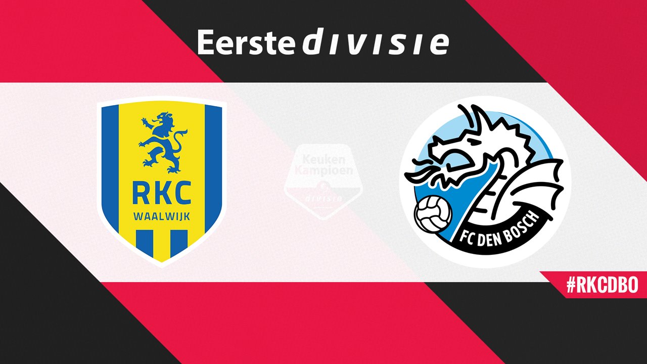 RKC Waalwijk vs Den Bosch poster