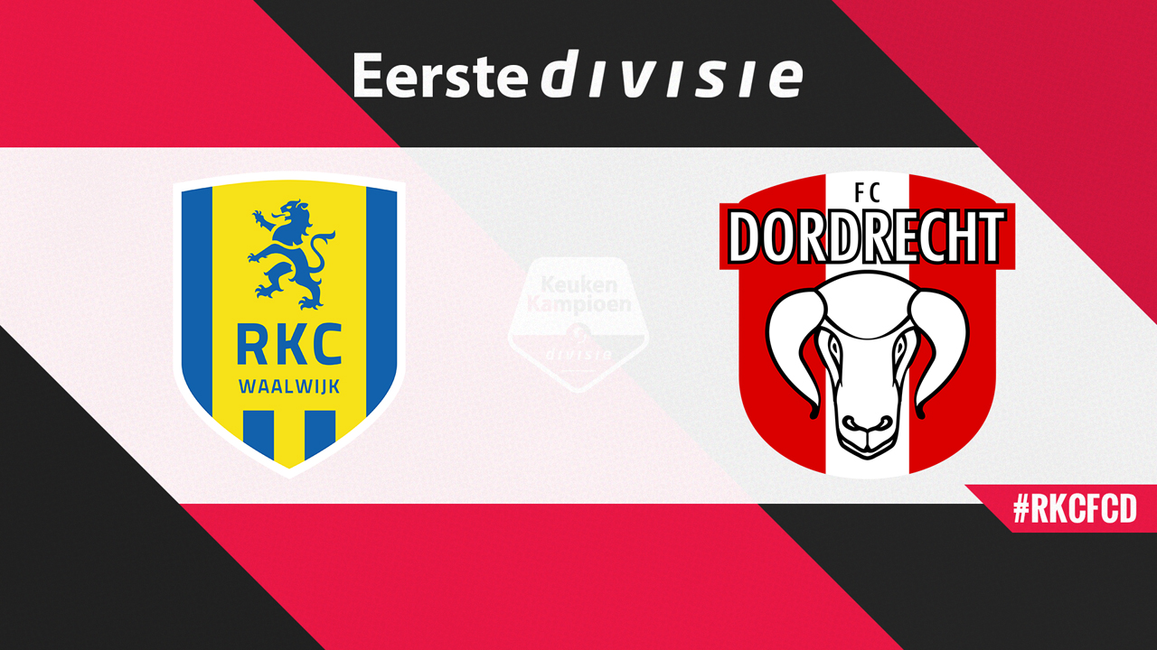 RKC Waalwijk vs Dordrecht poster