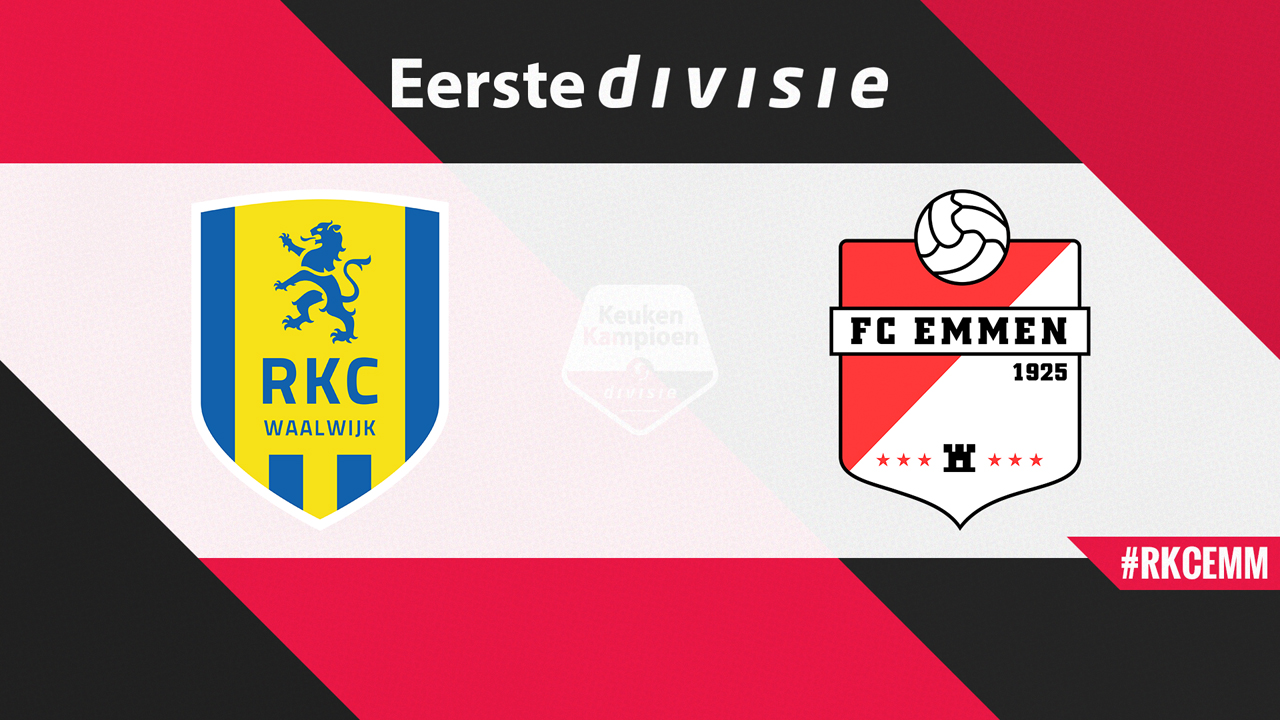 RKC Waalwijk vs FC Emmen poster