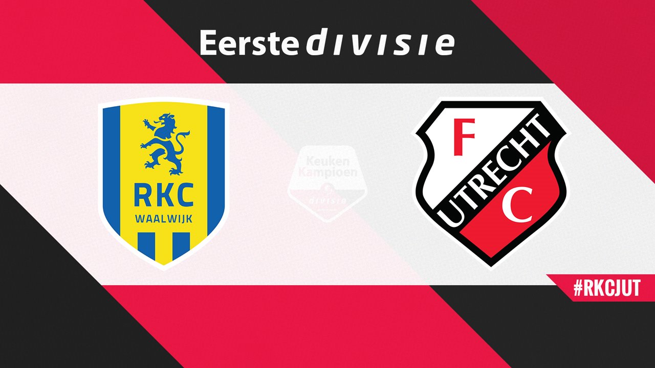 RKC Waalwijk vs Jong Utrecht poster