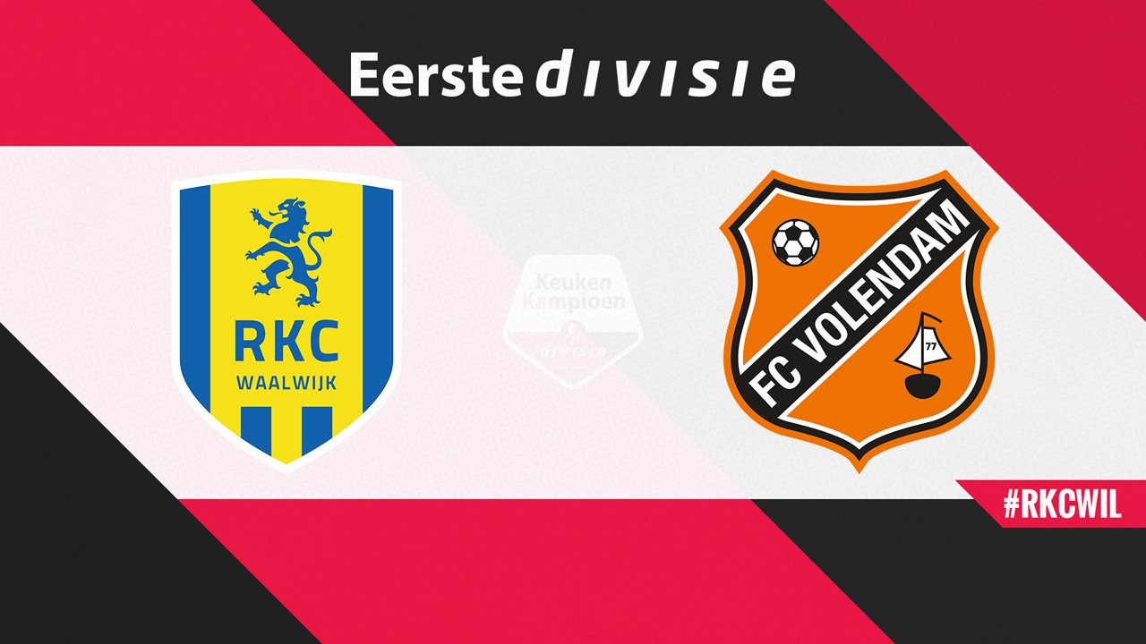 RKC Waalwijk vs Volendam poster