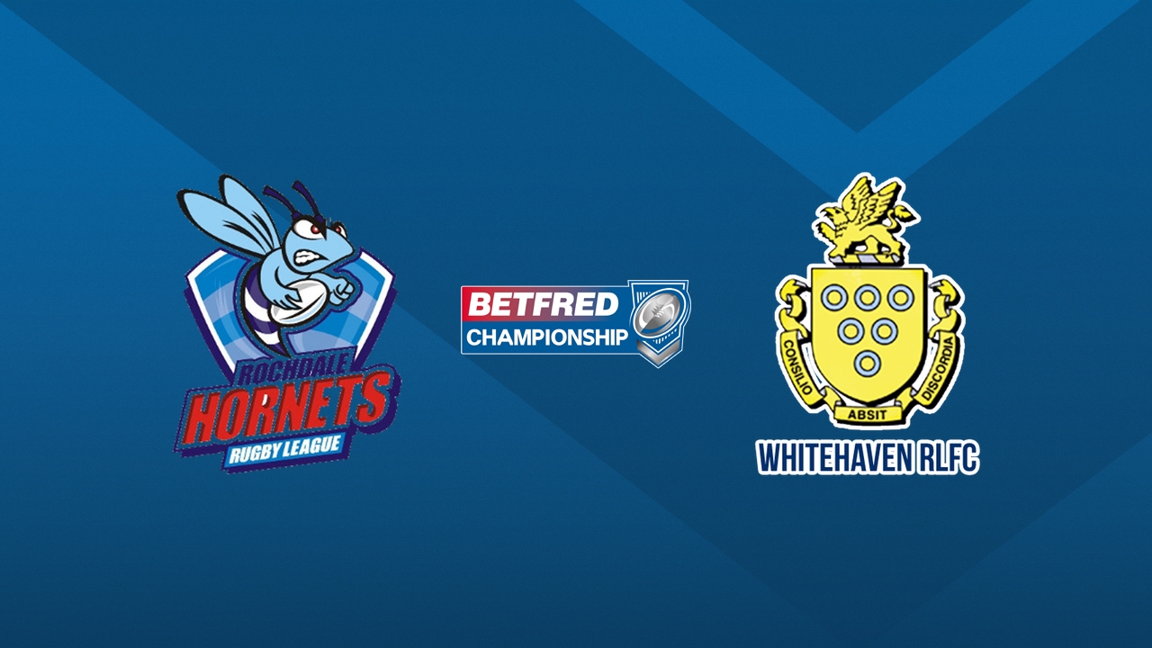 Rochdale Hornets vs Whitehaven RLFC poster