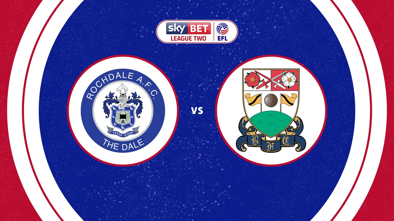 Rochdale vs Barnet poster