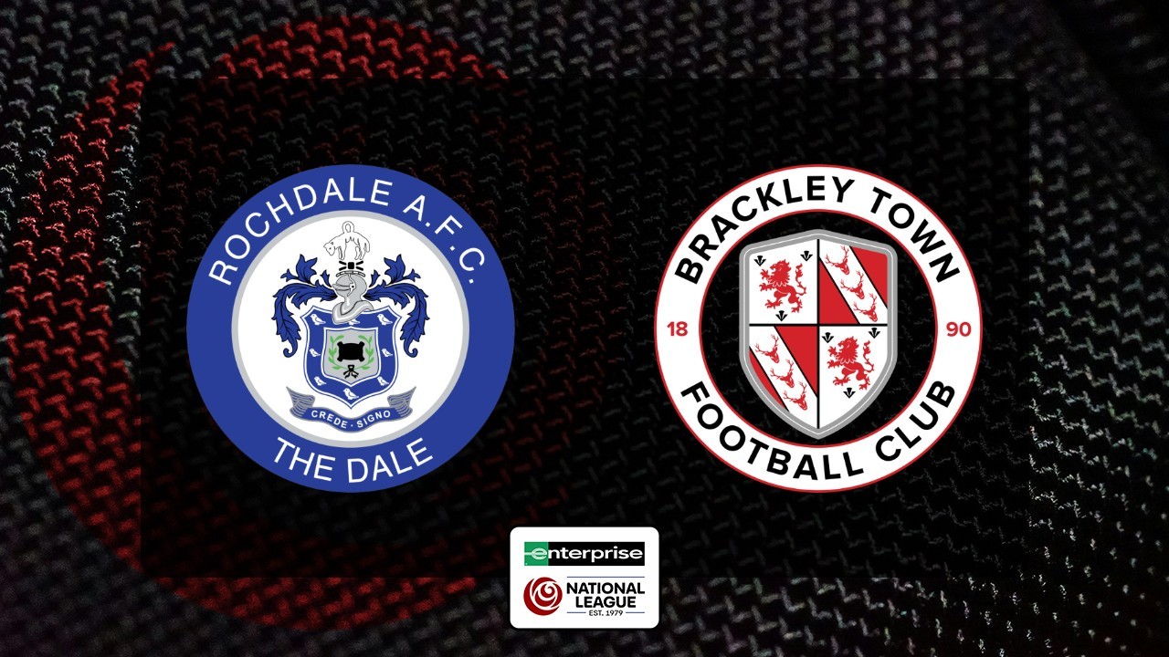 Rochdale vs Brackley Town poster