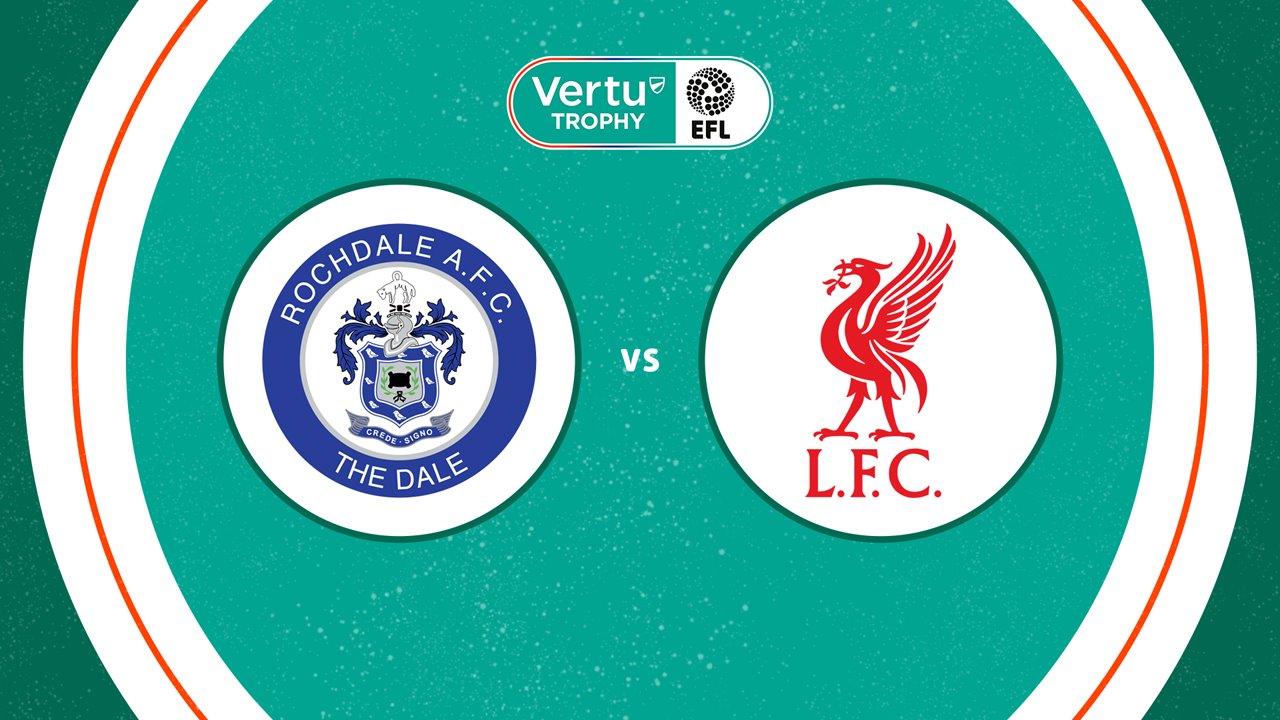Rochdale vs Liverpool U21 poster
