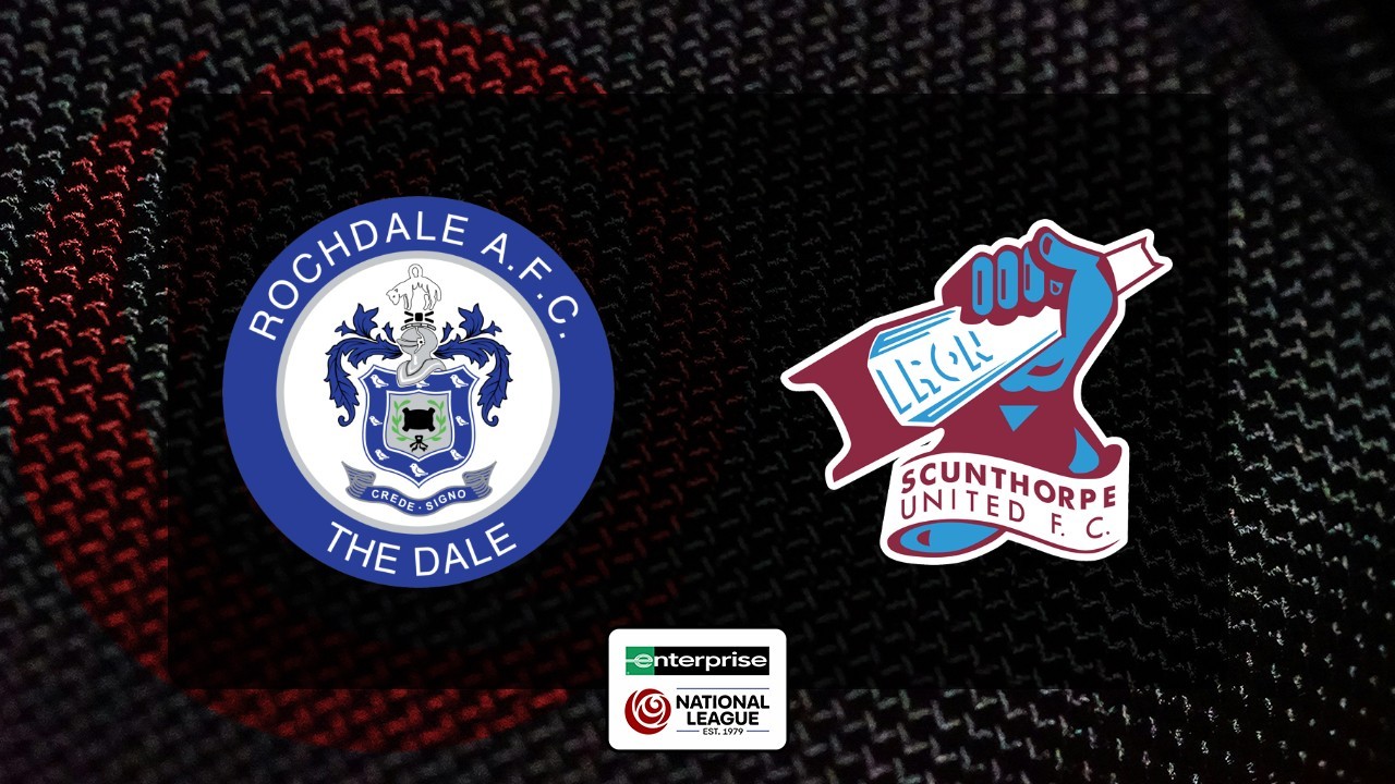 Rochdale vs Scunthorpe United poster