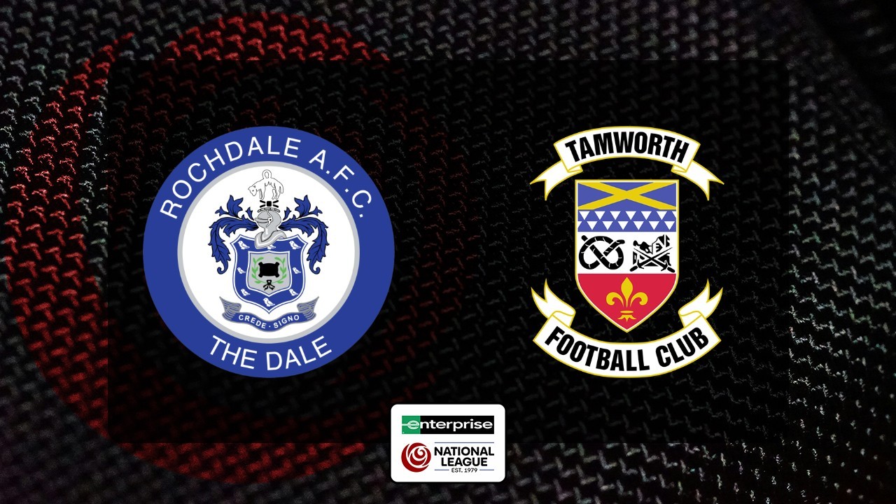 Rochdale vs Tamworth poster